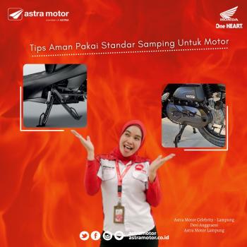Tips Aman Pakai Standar Samping Untuk Motor 